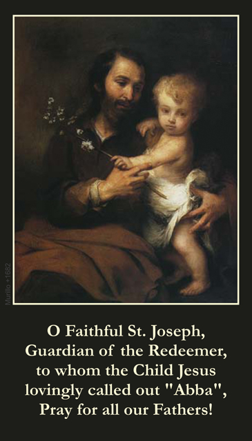 Fathers Day Prayer Card